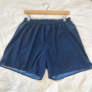 Lululemon Surge 6” Lined Shorts Blue Size Large Running Training